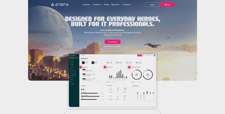Atera networks — desktop view