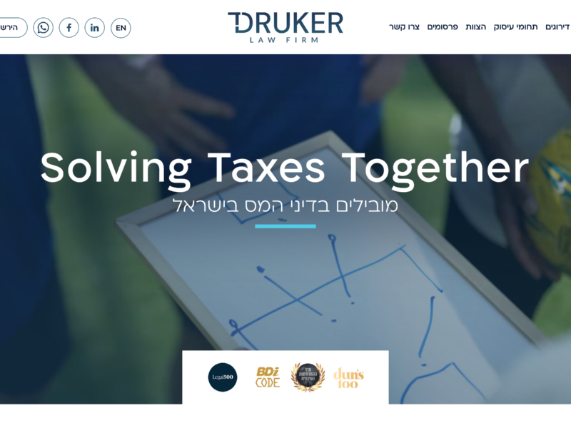 Druker & Co. — desktop view