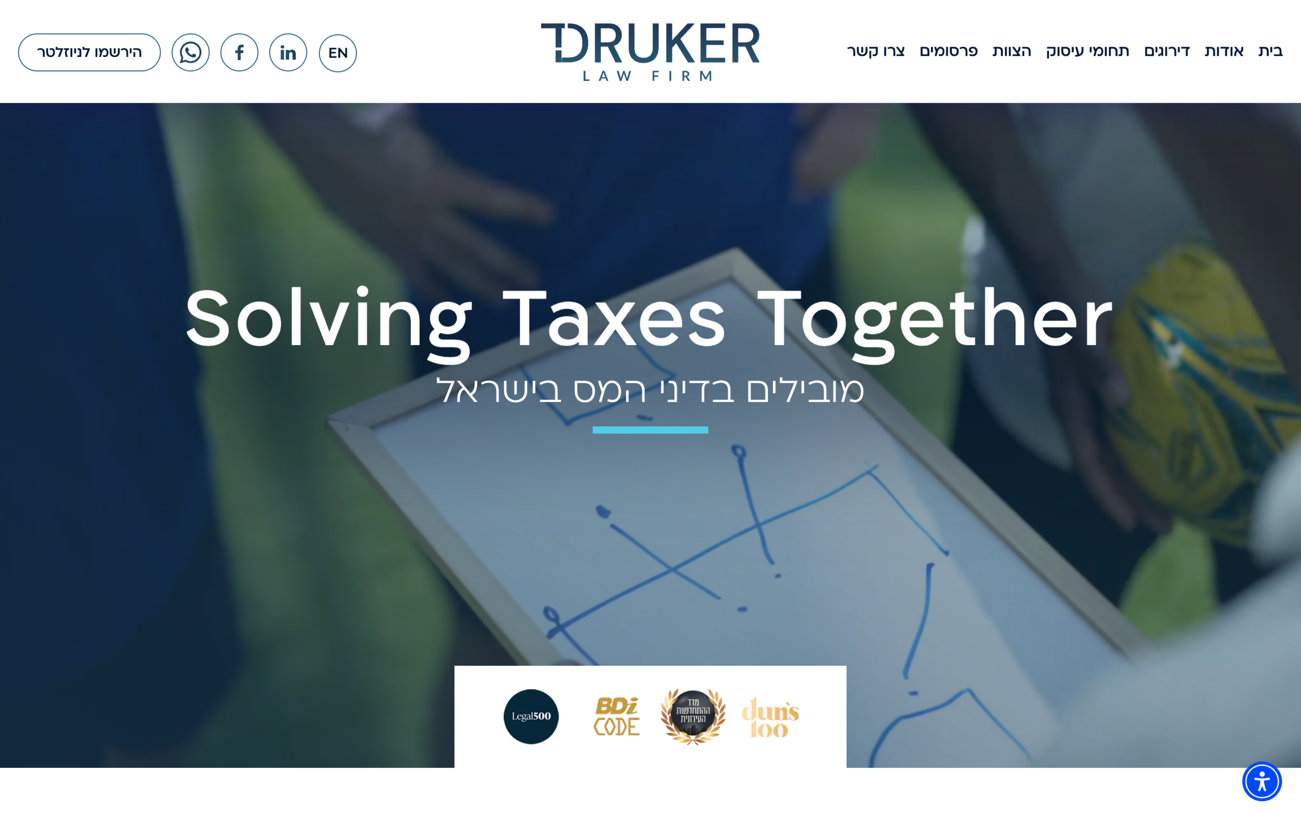 Druker & Co. — desktop view