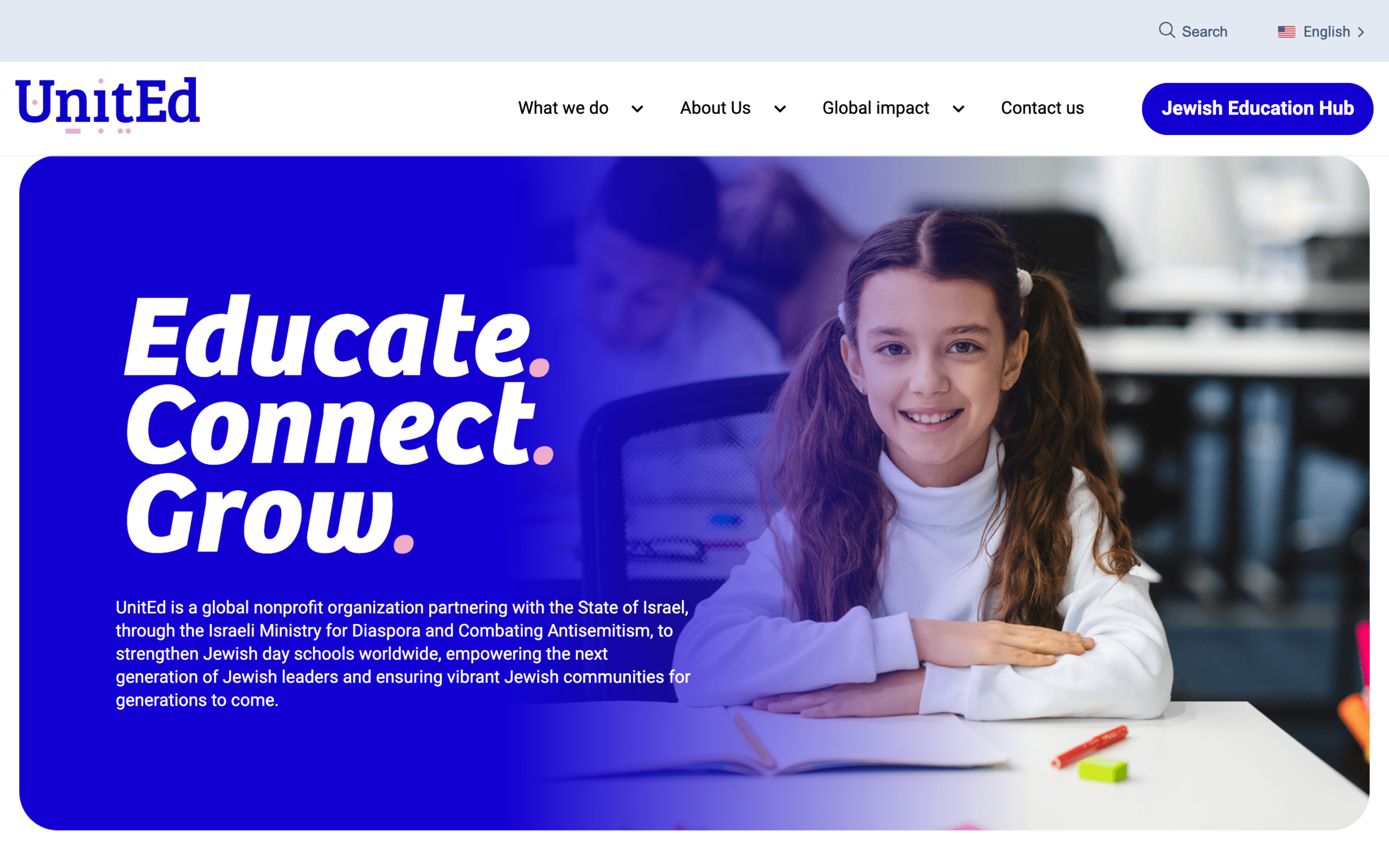 United — desktop view
